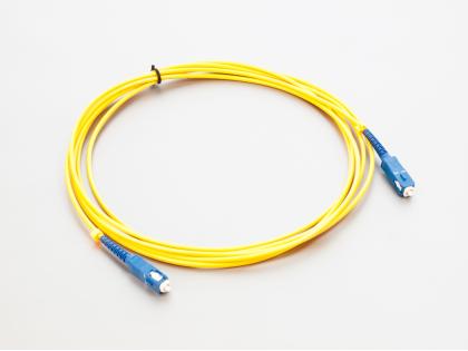 Патч-корд внутренний, SC/UPC-SC/UPC, SM, PVC, G657A, 3 м