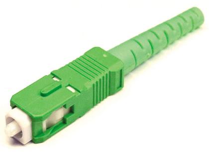 Коннектор SC/APC, SM, Simplex, 3 mm