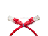 Патч-корд литой CCA, UTP, RJ45, Cat.5e, 0,3m, красный Q1000