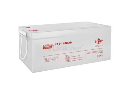 Аккумулятор гелевый  LPM-GL 12 - 280 AH