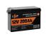 Аккумулятор LP LiFePO4 для ИБП 12V (12,8V) - 200 Ah (2560Wh) (Smart BMS 100А) с BT пластик
