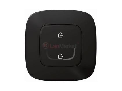 Главный беспроводной выключатель "Дома / Не дома" Valena Allure with NETATMO, антрацит
