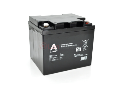 Аккумулятор Super GEL ASGEL-12400M6, Black Case, 12V 40.0Ah