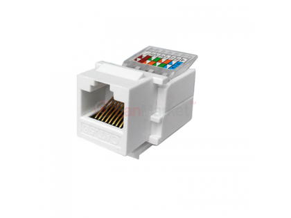 Модуль узкий Keystone Jack RJ-45 кат.5E UTP, 17.2 KRONE мм, Q50