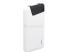 Power bank 10000mAh PZX-YV07, USB-2.1A + 1A + кабель USB micro, White, Blister-BOX