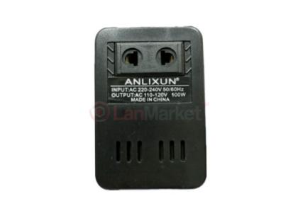 Преобразователь напряжения трансформаторный 100W Input 220 V/Output 110V, + универсальная розетка