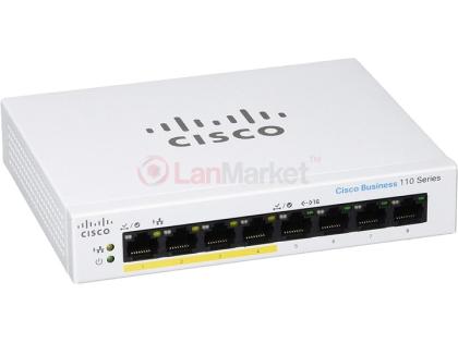 Коммутатор Cisco CBS110-8PP-D-EU