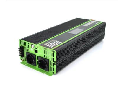Инвертор напряжения Solinved SLVP-3000, 12V / 220V, 3000W с правильной синусоидой, 2Shuko, 2USB, кле