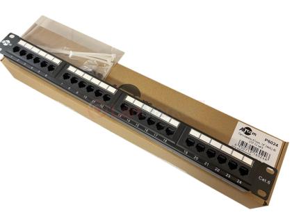 Патч-панель 19" 24хRJ-45 UTP 1U cat.6