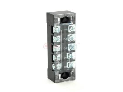 Клеммная колодка 5-разрядная TB-2505 25A / 600V, сечение провода 0,5-2,5мм2, 50 шт в упаковке, цена 