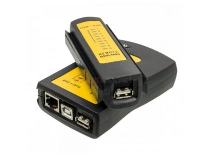 Тестер кабельный NSHL468U, RJ-45 + USB