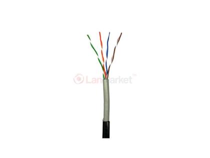 Кабель витая пара CAT.5E UTP CCA(25%) 4Px2x0.51, PVC+PE наружный, бухта 100м
