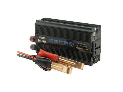 Инвертор напряжения UKC 1000ВА(600Вт), 12 / 220V, approximated, 1 универсальная розетка, клемы + кро