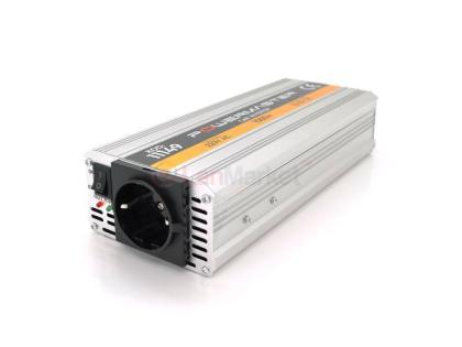 Инвертор напряжения POWERMASTER-1000 (600Вт), 12 / 220V, approximated, 1 универсальная розетка, клем