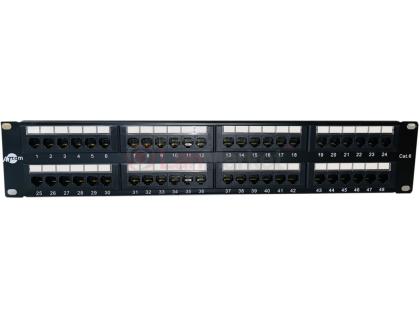 Патч-панель 19" 48хRJ-45 UTP 2U cat.6