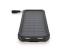 Power bank 30000 mAh Solar, ударо защищеный прорезиненый корпус, Black, Corton Box