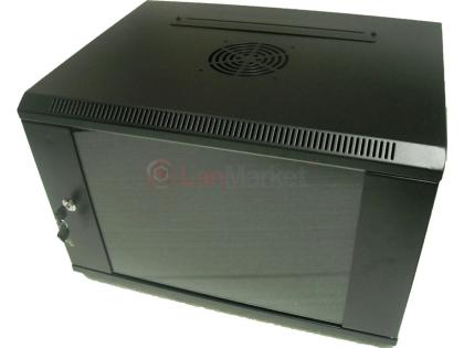 Шкаф настенный 18U 600х600 разборный WMNC66-18U-FLAT-AC-BLACK