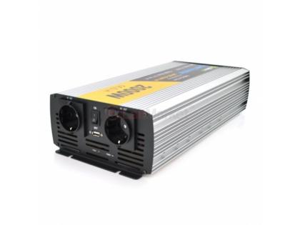 Инвертор напряжения Solinved Sol-Yb24-2000M, 24V / 220V, 2000W с аппроксимированной синусоидой, 2Shu