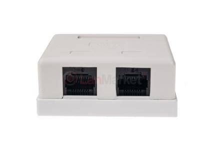 Розетка 8P8C RJ-45, кат 5Е, UTP, 2-порта