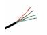 КНП UTP (4*2*0.5) 4p 24 AWG, (CCA), изоляция ПЭ, наружный, 305м, черный