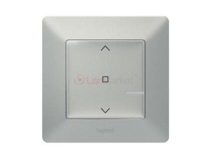 Умный выключатель жалюзи 2А 230В Valena Life with NETATMO, алюминий
