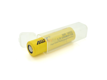 Аккумулятор 18650 Li-Ion AWT высокотоковый, 2500 мАч, 35А