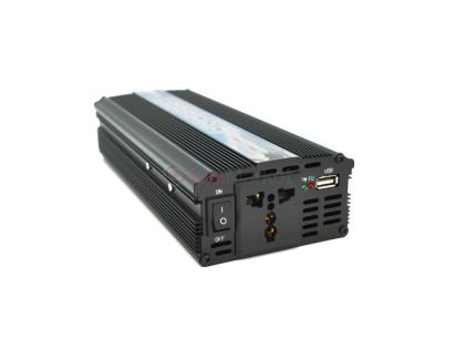 Инвертор напряжения UKC 2000ВА(1200Вт), 12 / 220V, approximated, 1 универсальная розетка, клемные пр