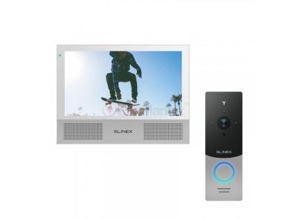 Комплект видеодомофона Sonik 7 белый + Панель вызова ML-20HD серебро/черный