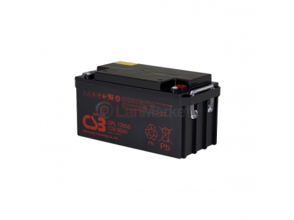 Аккумуляторная батарея GPL12650 12V 65Ah 