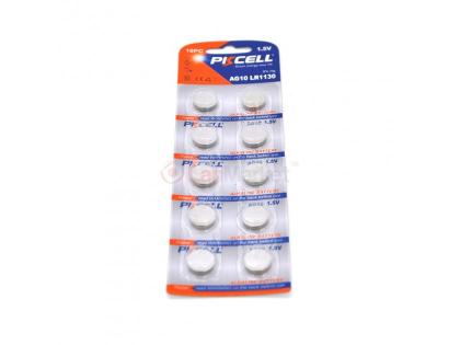 Батарейка щелочная PKCELL 1.5V AG10, 10 штук в блистере цена за блистер