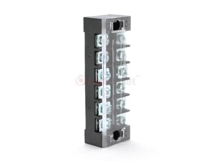 Клеммная колодка 6-разрядная TB-2506 25A / 600V, сечение провода 0,5-2,5мм2, 50 шт в упаковке, цена 
