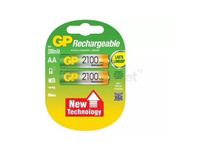 Аккумулятор АA GP 210AAHC-UC2, 2000mAh, 2шт в блистере,цена за блистер	