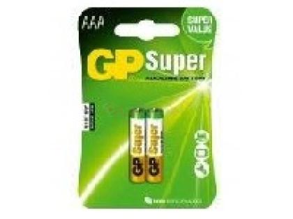 Батарейка GP Super 24A-2UE2, щелочная AAA, 2 шт в блистере
