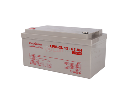 Аккумулятор гелевый  LPM-GL 12 - 65 AH