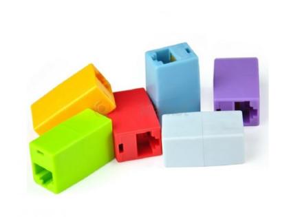 Соединитель RJ45 8P8C мама / мама RJ45 для соединения кабеля, красный