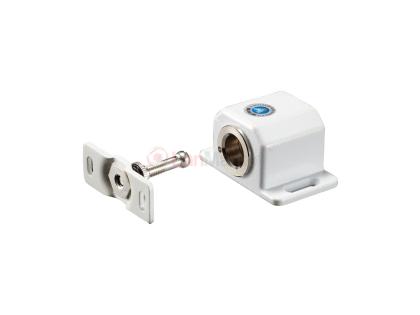 Накладной миниатюрный электрозамок YE-304NC (POWER-CLOSED), 12V DC / 100mA, 50 х 30.2 х 26.8 мм