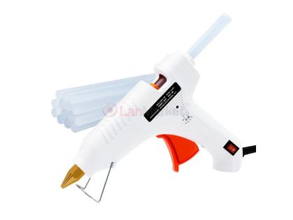 Пистолет клеевой с питанием от 220V HS-6701 80W, клей диаметром-7мм / 11мм, White, Blister