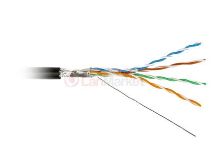 Кабель витая пара Standard FTP 4x2x0.5мм, наружный, Cat. 5E, CCA, PVC+PVE, 305м