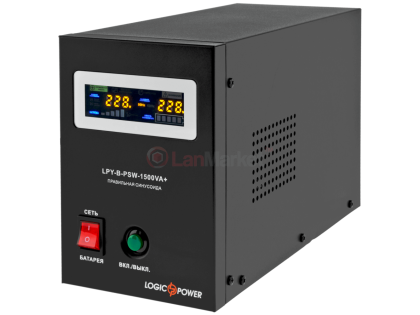 ИБП LPY-B-PSW-1500VA+  (1050Вт) 10A/15A с правильной синусоидой 24В