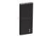Power bank 10000mAh PZX-V18, USB-3.0A + 1A + кабель USB micro, LED фонарик, Black, Blister-BOX