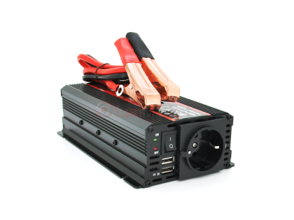 Инвертор напряжения KY-M4000, 550W, 12 / 220V, Line-Interactive, LCD, 2 универсальные розетки, 1 USB