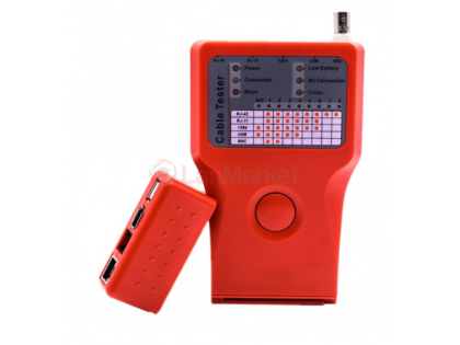 Кабельный тестер мультифункциональный 5 в 1 RJ-11/RJ-45/BNC/USB/1394