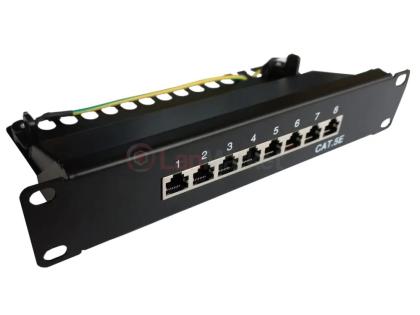 Патч-панель 8 портов 10" экранированная SFTP кат. 5Е