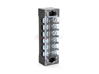 Клеммная колодка 6-разрядная TB-1506 15A / 600V, сечение провода 0,5-1,5мм2, 100 шт в упаковке, цена