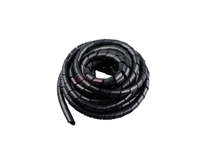 Спиральный кабельный организатор, диаметр 10mm, длина 10m, Black
