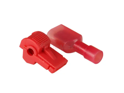 Клеммы T-образные обжимные быстрого монтажа, T1+MDFN1.25-250, 105&amp;deg;C, 10A / 600V, Red