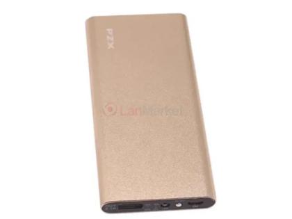 Power bank 8000mAh PZX-C128, USB-1A + mini USB +кабель USB micro, LED фонарик, Pink, Blister-BOX