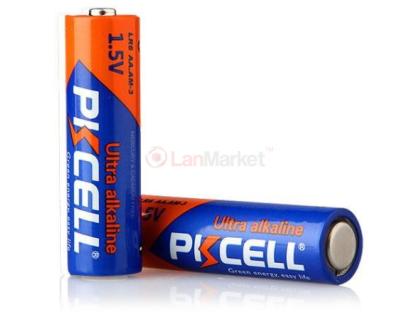 Батарейка щелочная PKCELL 1.5V AA/LR6, 2 штуки в блистере цена за блистер, Q12	