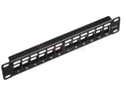 Патч-панель модульная 12 портов UTP 1U 10"
