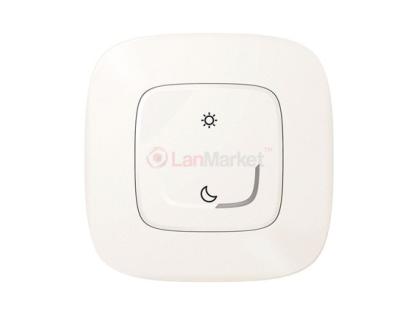 Умный беспроводной сценарный выключатель "День/Ночь" Valena Allure with NETATMO, жемчужный